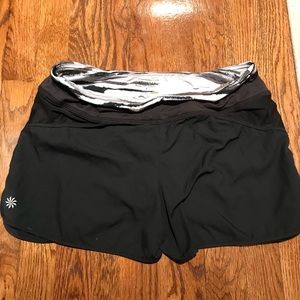 Black athleta shorts